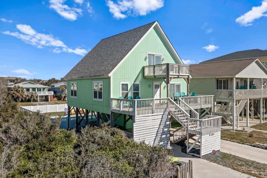 Pool Haven Ocean View Villa Oak Island Eksteriør bilde