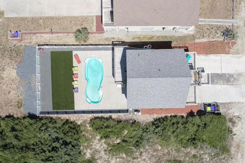 Pool Haven Ocean View Villa Oak Island Eksteriør bilde