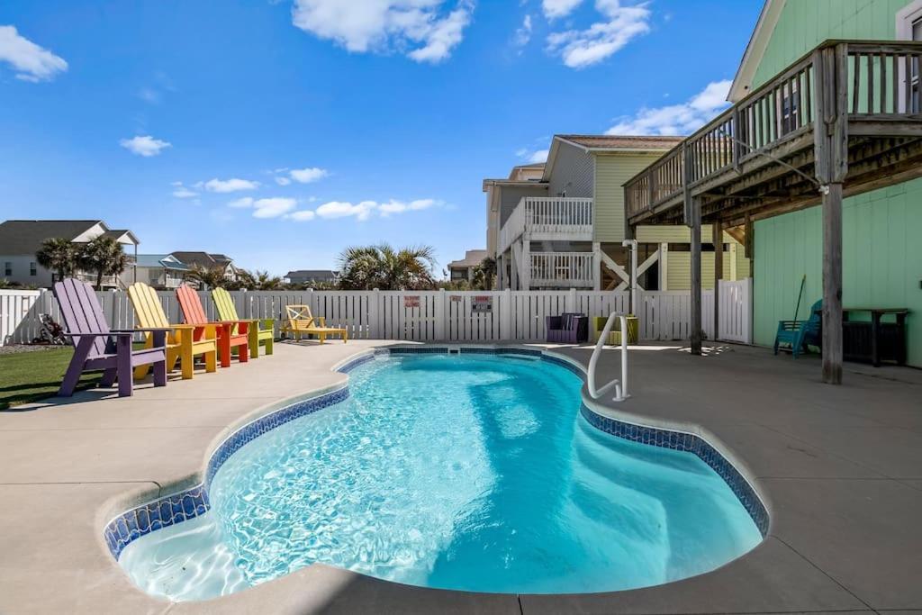 Pool Haven Ocean View Villa Oak Island Eksteriør bilde